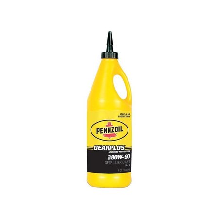 QUAKER STATE Pennzoil Gear Plus 80W90 Multipurpose Automotive Gear Oil 1 qt 550042102